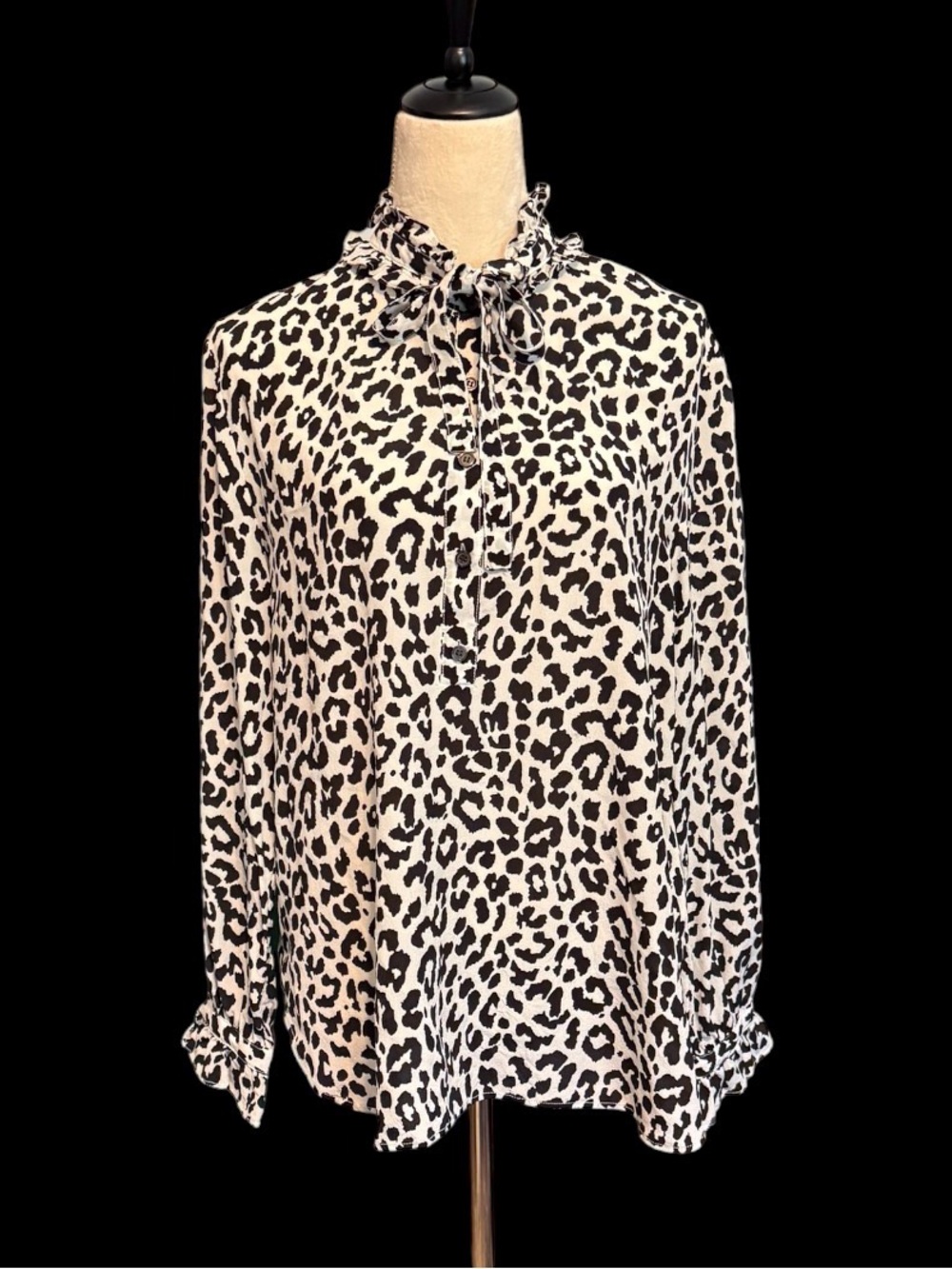 EUC - J. Crew Animal Print Blouse